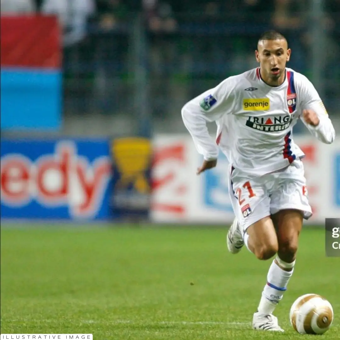 Nadir Belhadj – Lyon – Coupe de la Ligue 2007/08- MATCH WORN JERSEY – JUAN ELUCHANS COLLECTION - Imagen 9