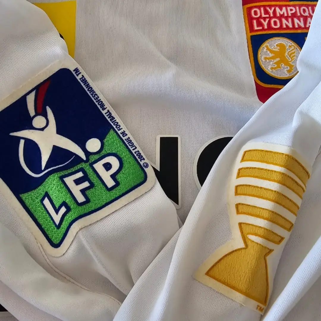 Nadir Belhadj – Lyon – Coupe de la Ligue 2007/08- MATCH WORN JERSEY – JUAN ELUCHANS COLLECTION - Imagen 17