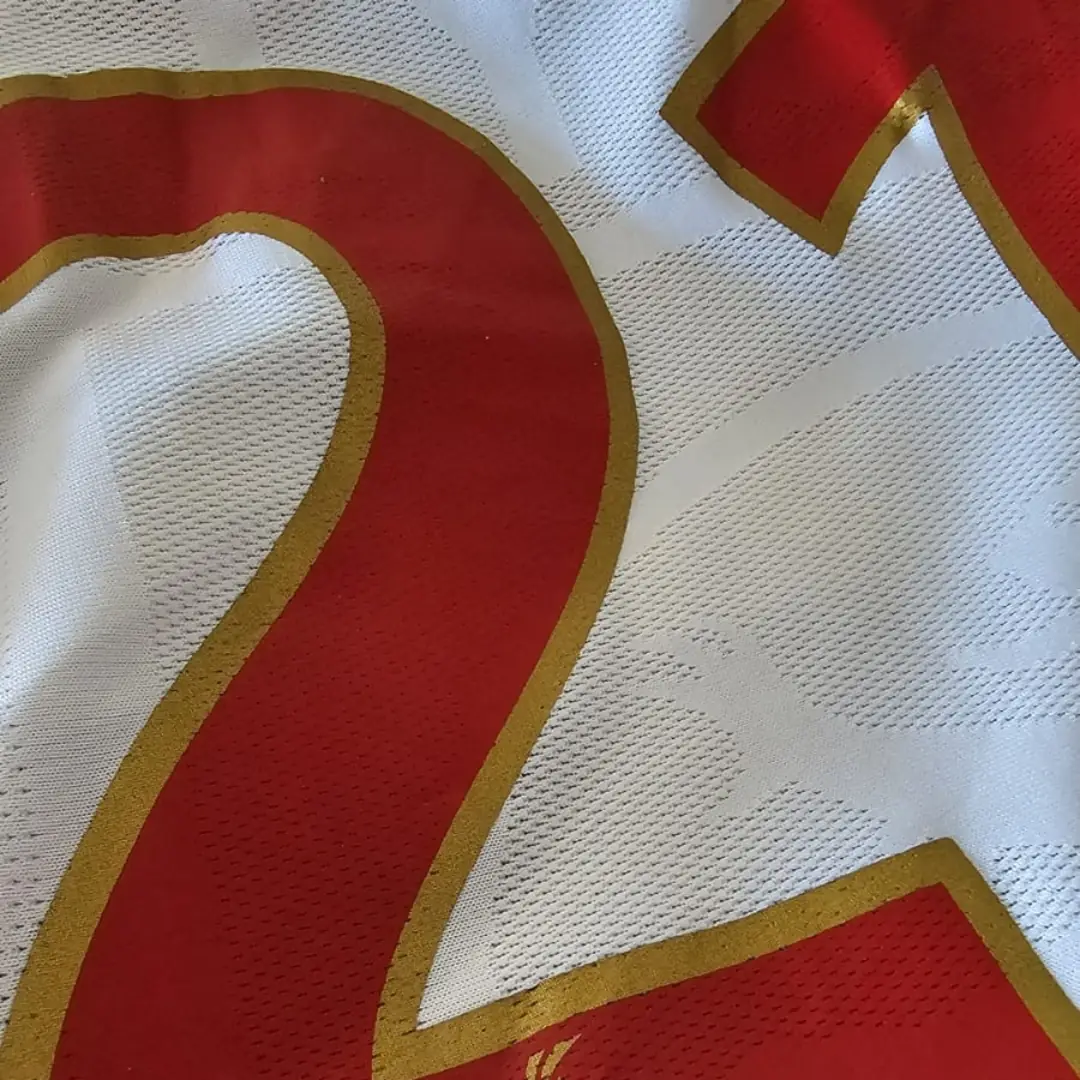 Nadir Belhadj – Lyon – Coupe de la Ligue 2007/08- MATCH WORN JERSEY – JUAN ELUCHANS COLLECTION - Imagen 19
