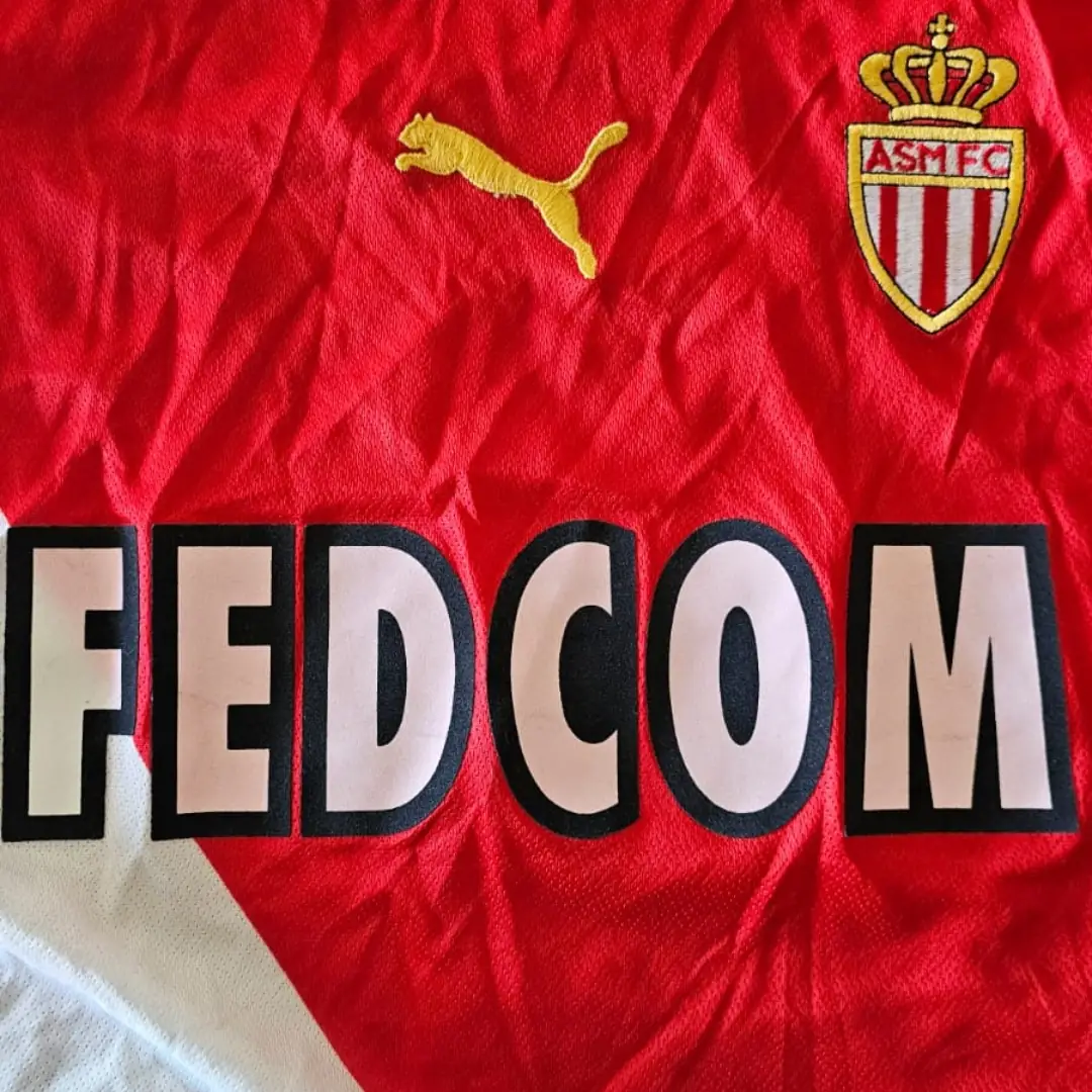 Hugo Ibarra – A.S. Monaco – UCL – MATCH WORN JERSEY - Imagen 14