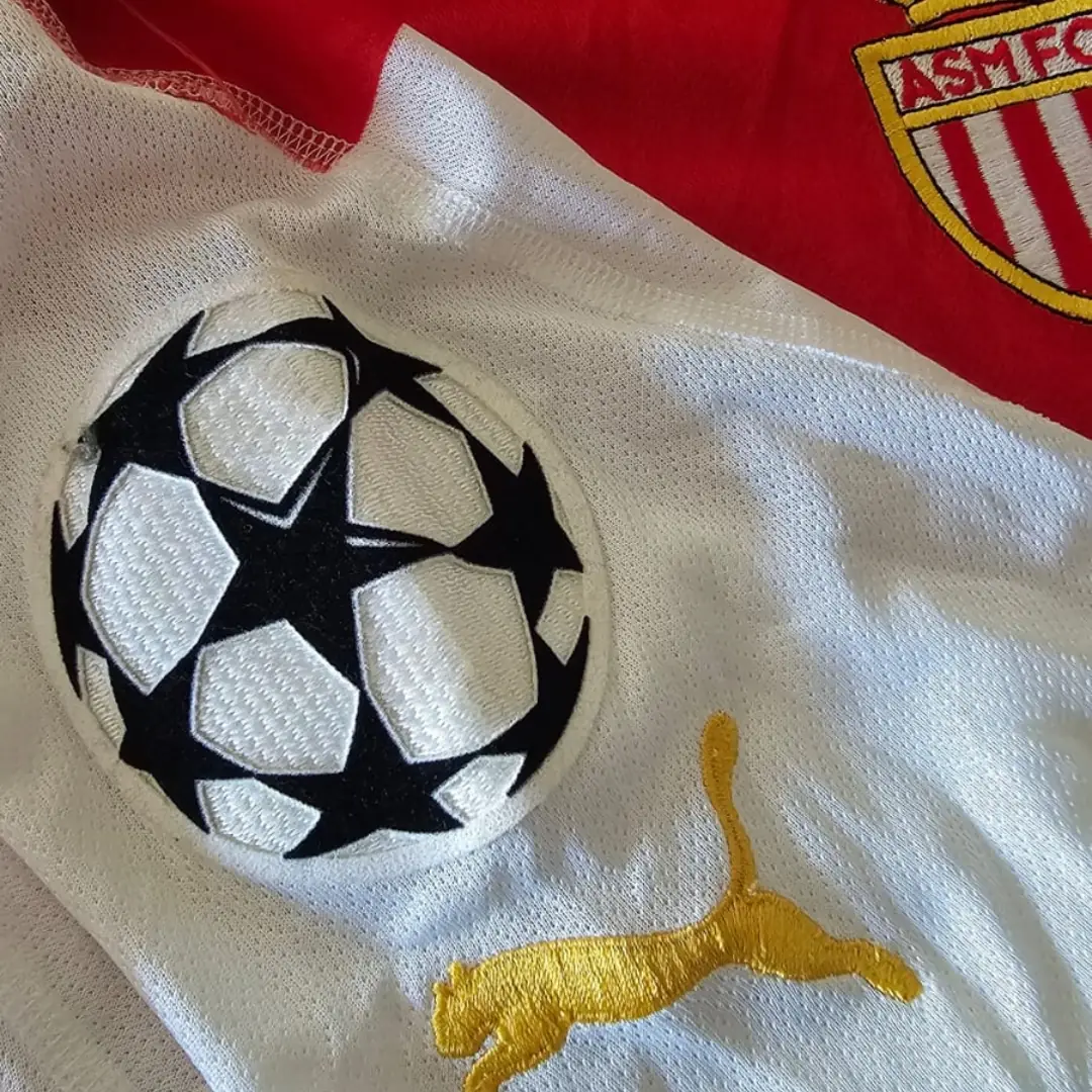 Hugo Ibarra – A.S. Monaco – UCL – MATCH WORN JERSEY - Imagen 16