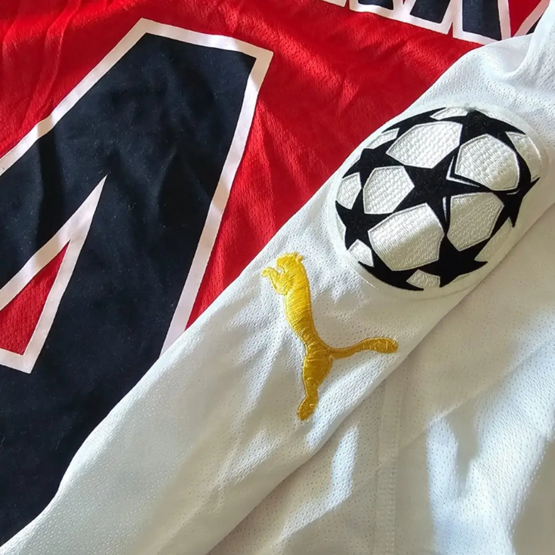 Hugo Ibarra – A.S. Monaco – UCL – MATCH WORN JERSEY - Imagen 21