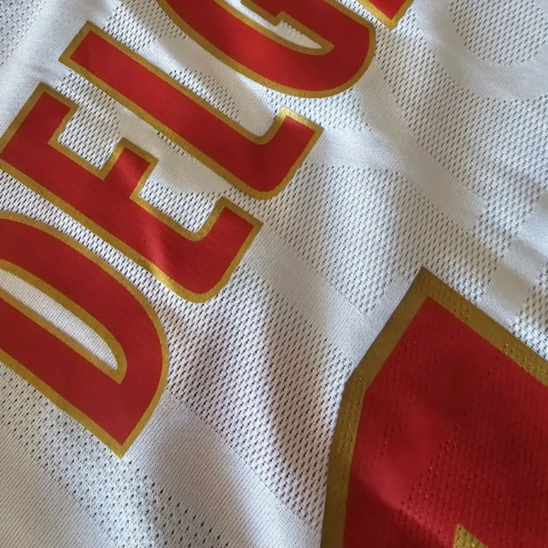 César Delgado – Lyon – Ligue 1 – MATCH WORN IN BENCH JERSEY – JUAN ELUCHANS COLLECTION - Imagen 23