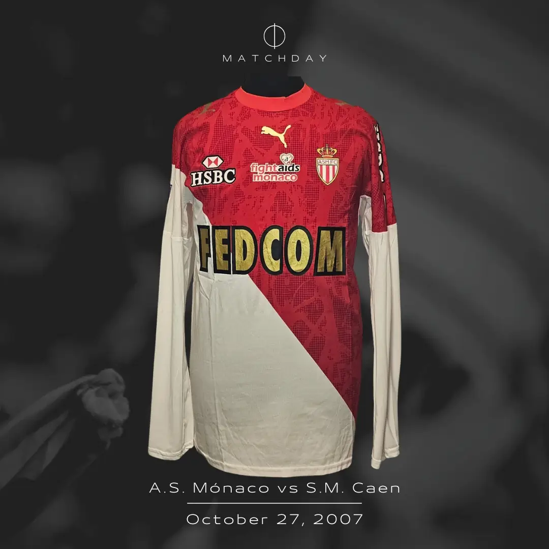 Lucas Bernardi – A.S. Monaco – Ligue 1 – MATCH WORN JERSEY – JUAN ELUCHANS COLLECTION - Imagen 4