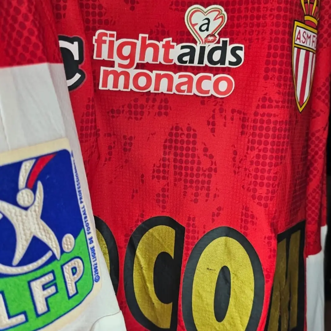Lucas Bernardi – A.S. Monaco – Ligue 1 – MATCH WORN JERSEY – JUAN ELUCHANS COLLECTION - Imagen 6