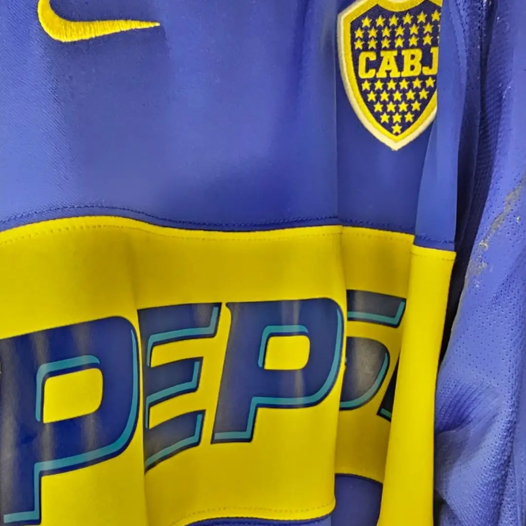 Pablo Álvarez – Boca Juniors – Copa Libertadores 2004 – MATCH WORN JERSEY – PABLO ALVAREZ COLLECTION - Imagen 6
