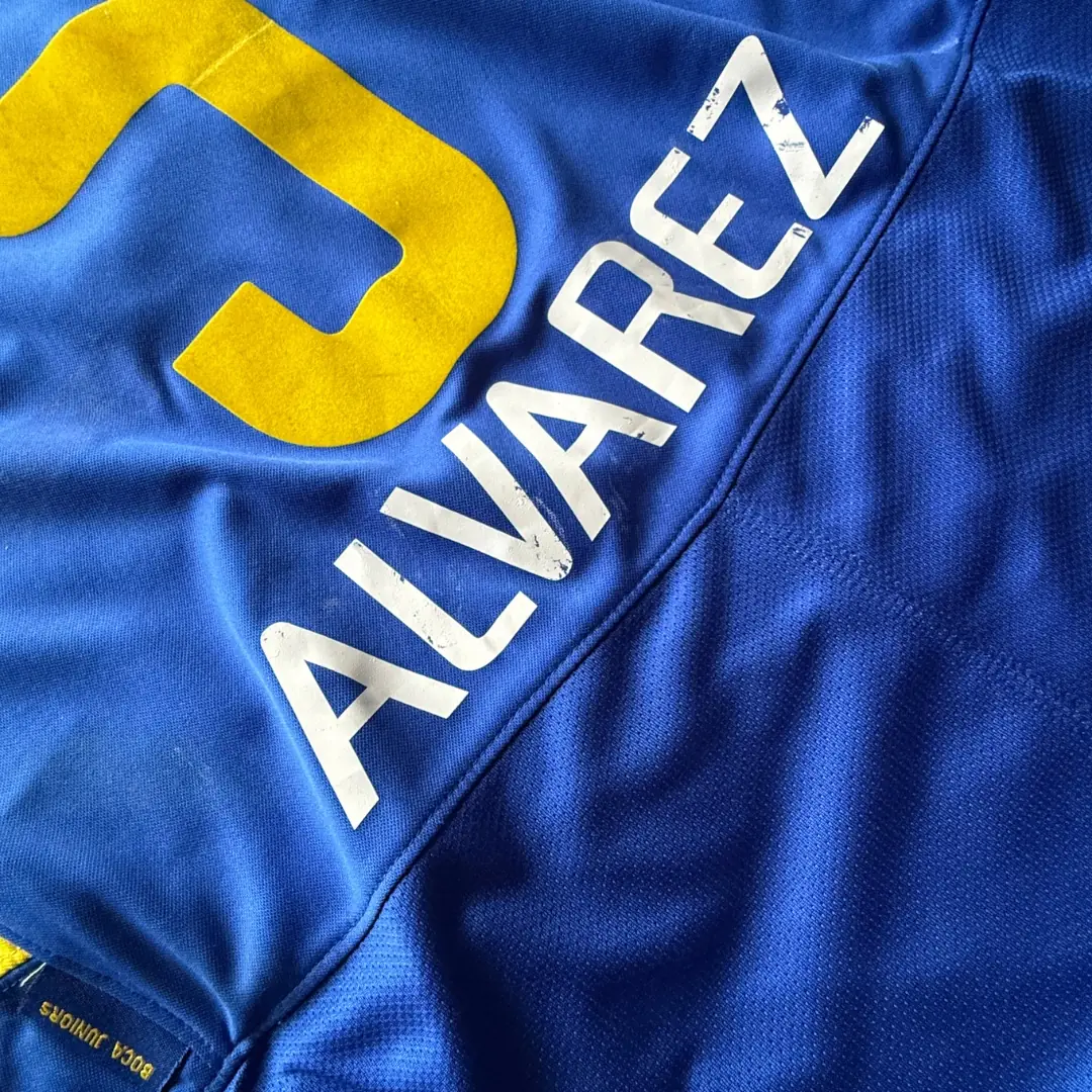 Pablo Álvarez – Boca Juniors – Copa Libertadores 2004 – MATCH WORN JERSEY – PABLO ALVAREZ COLLECTION - Imagen 22