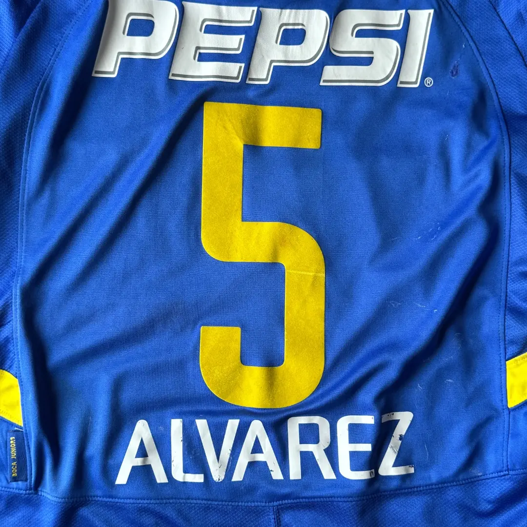 Pablo Álvarez – Boca Juniors – Copa Libertadores 2004 – MATCH WORN JERSEY – PABLO ALVAREZ COLLECTION - Imagen 33