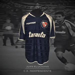 Juan Eluchans - Independiente - Friendly match - MATCH WORN JERSEY - JUAN ELUCHANS COLLECTION