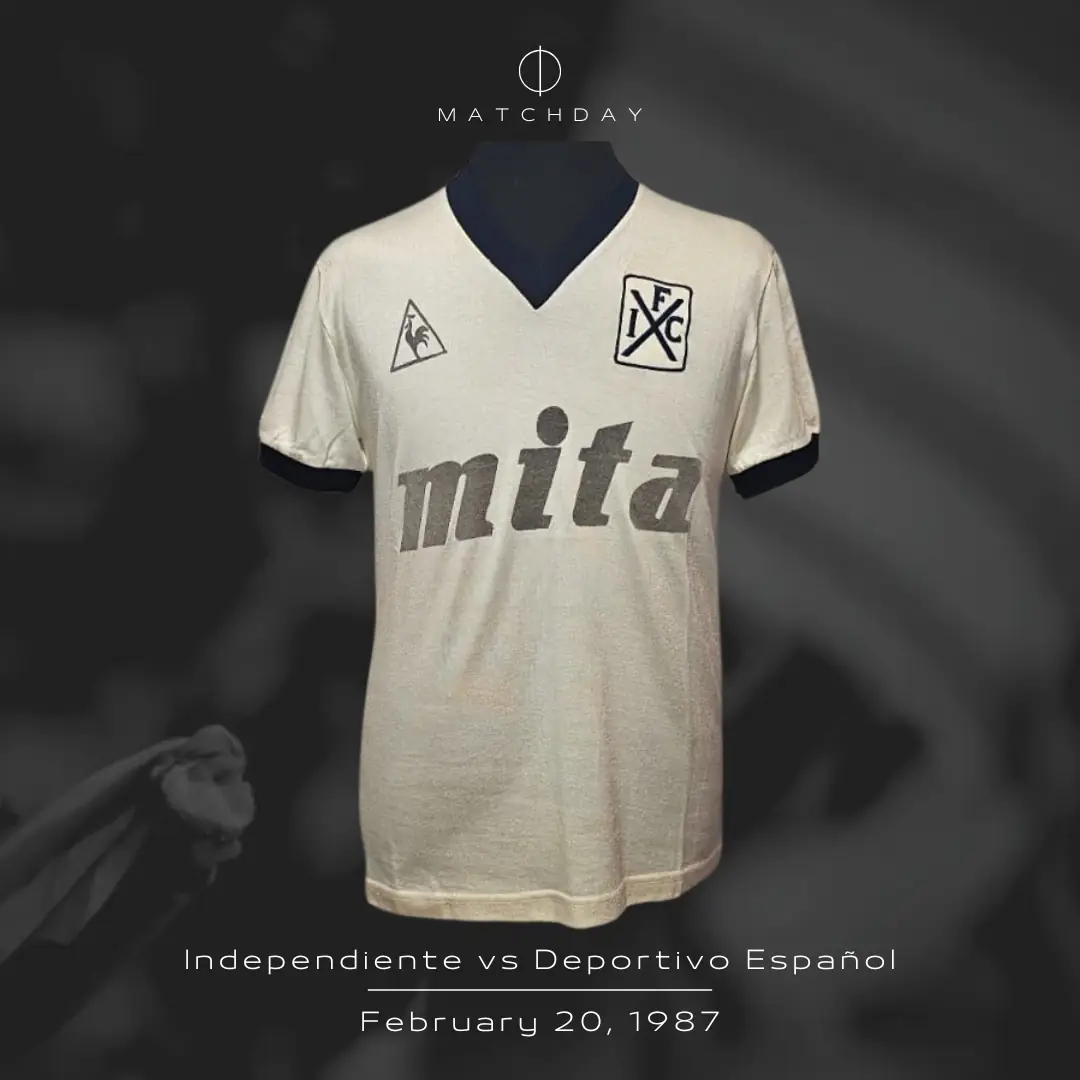 Ricardo Enrique Bochini – C.A. Independiente – Campeonato Primera División 1986/87 – MATCH WORN JERSEY - Imagen 4