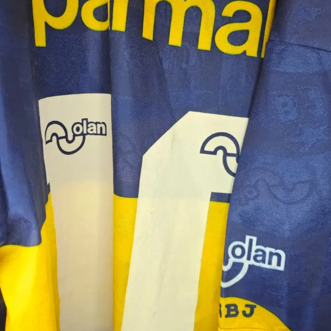 Diego Maradona – Boca Jrs. – Torneo Apertura 1995 – MATCH WORN JERSEY - Imagen 7