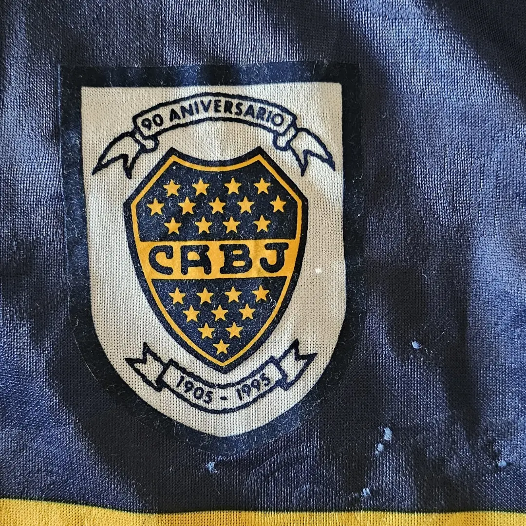 Diego Maradona – Boca Jrs. – Torneo Apertura 1995 – MATCH WORN JERSEY - Imagen 18