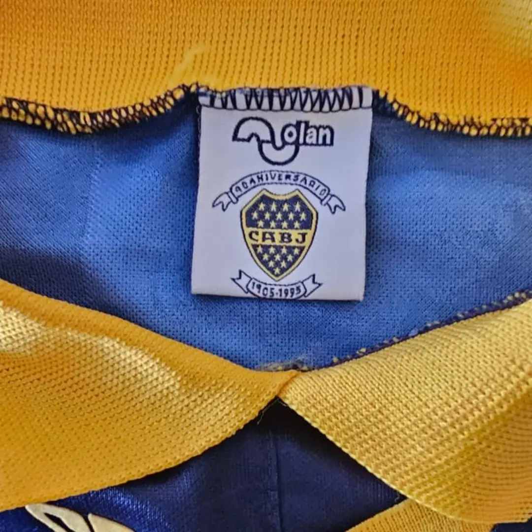 Diego Maradona – Boca Jrs. – Torneo Apertura 1995 – MATCH WORN JERSEY - Imagen 20