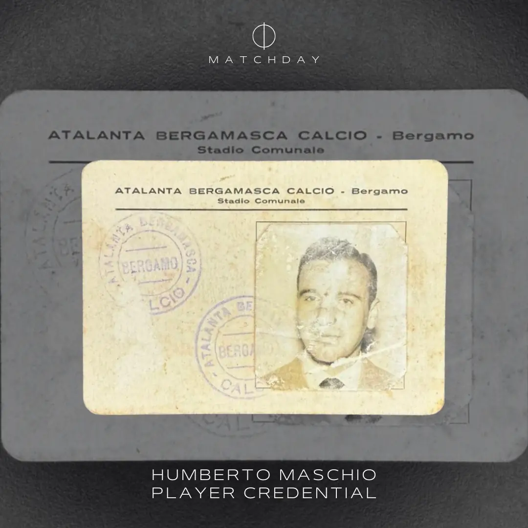 Humberto Maschio – Atalanta B.C. 1959/60 player credential – HUMBERTO MASCHIO’S COLLECTION