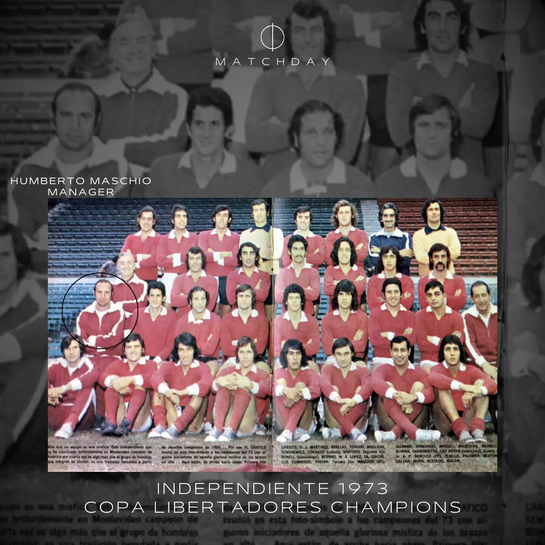 Humberto Maschio – C.A. Independiente 1973 manager credential – HUMBERTO MASCHIO’S COLLECTION - Imagen 4