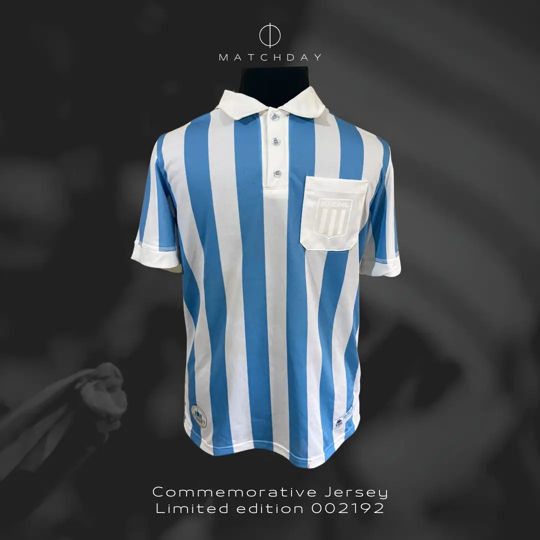 Humberto Maschio – Racing Club – Protocol Jersey – HUMBERTO MASCHIO’S COLLECTION - Imagen 4