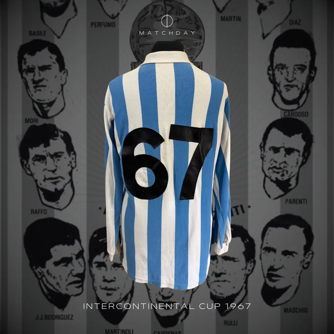 Humberto Maschio – Racing Club – Protocol Jersey + Honorary membership credencial – HUMBERTO MASCHIO’S COLLECTION - Imagen 3