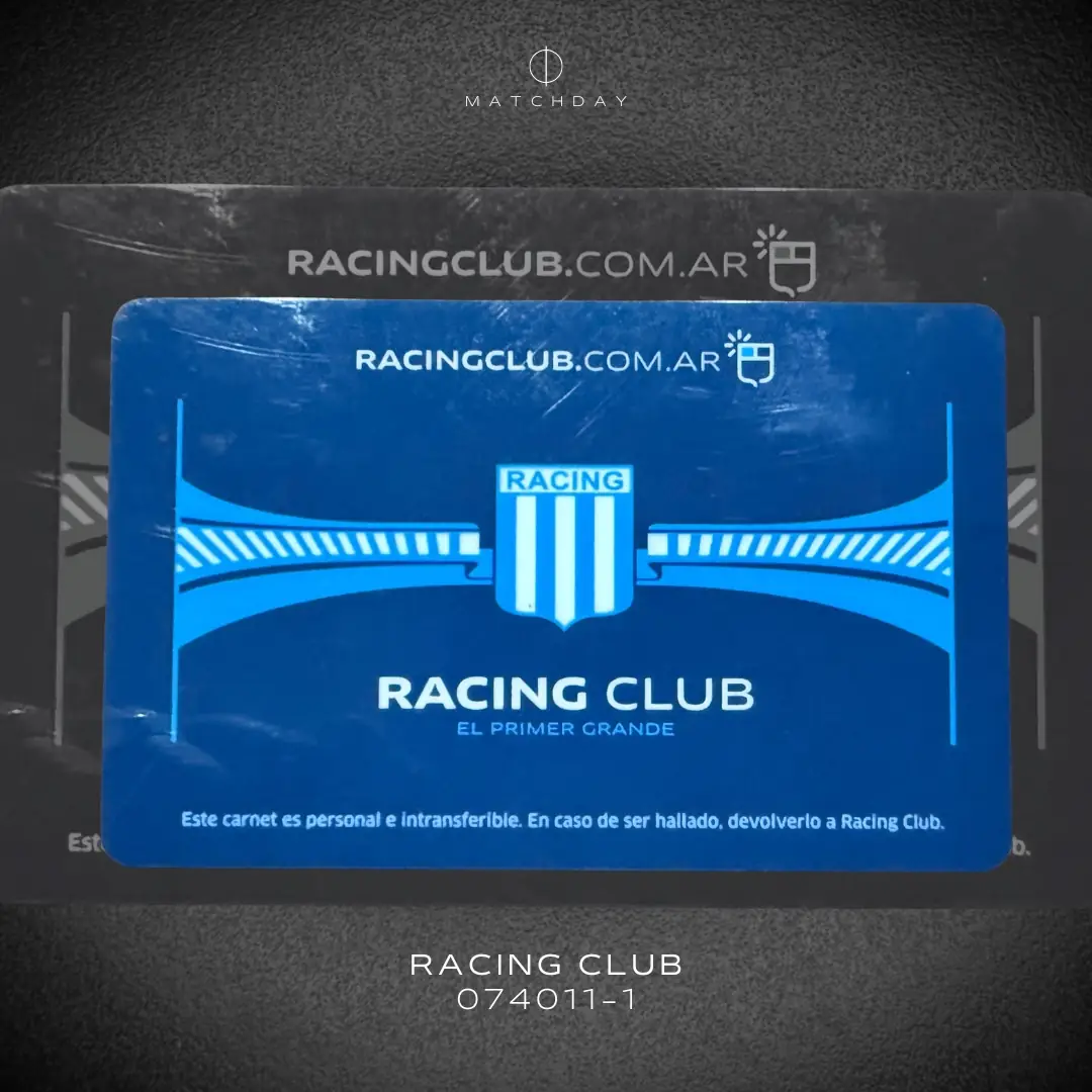 Humberto Maschio – Racing Club – Protocol Jersey + Honorary membership credencial – HUMBERTO MASCHIO’S COLLECTION - Imagen 5