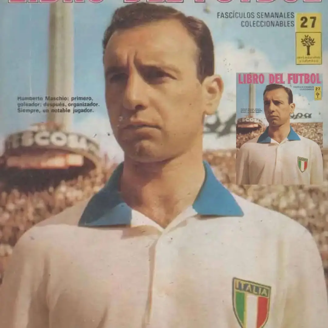 Humberto Maschio – Italia National Team – Friendly Match 1962 – MATCH WORN JERSEY – HUMBERTO MASCHIO’S COLLECTION - Imagen 24