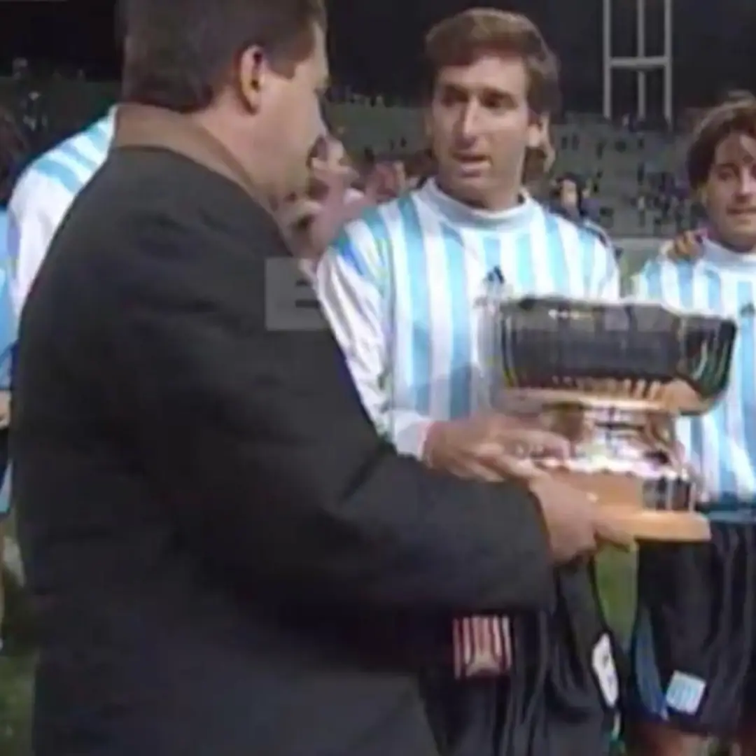 Diego Capria – Racing Club – Copa Ciudad de Mar del Plata 1999 – Match worn jersey - Image 11