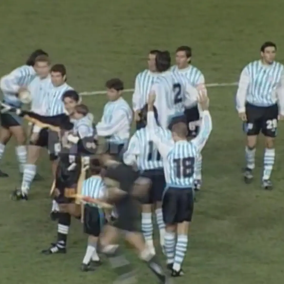 Diego Capria – Racing Club – Copa Ciudad de Mar del Plata 1999 – Match worn jersey - Image 13