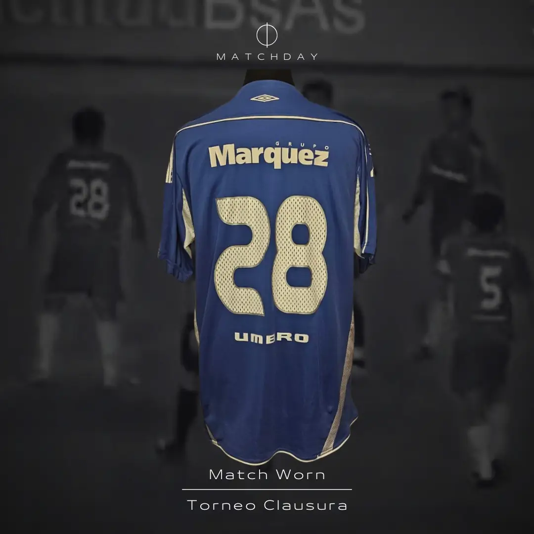 Juan Eluchans – C.A. Independiente – Torneo Clausura 2007 – Match worn jersey – ELUCHANS COLLECTION - Image 4