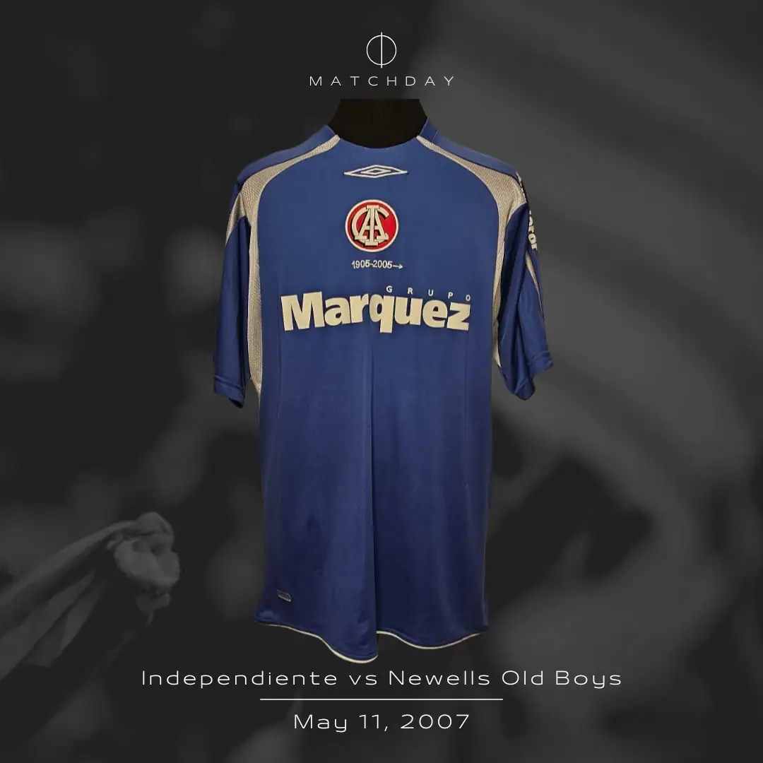 Juan Eluchans – C.A. Independiente – Torneo Clausura 2007 – Match worn jersey – ELUCHANS COLLECTION - Image 5