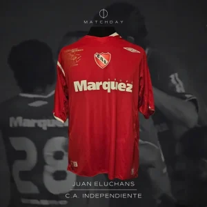 Juan Eluchans - C.A. Independiente - Torneo Apertura 2006 - Match worn jersey - ELUCHANS COLLECTION