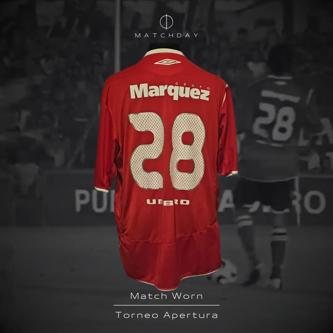 Juan Eluchans – C.A. Independiente – Torneo Apertura 2006 – Match worn jersey – ELUCHANS COLLECTION - Image 3