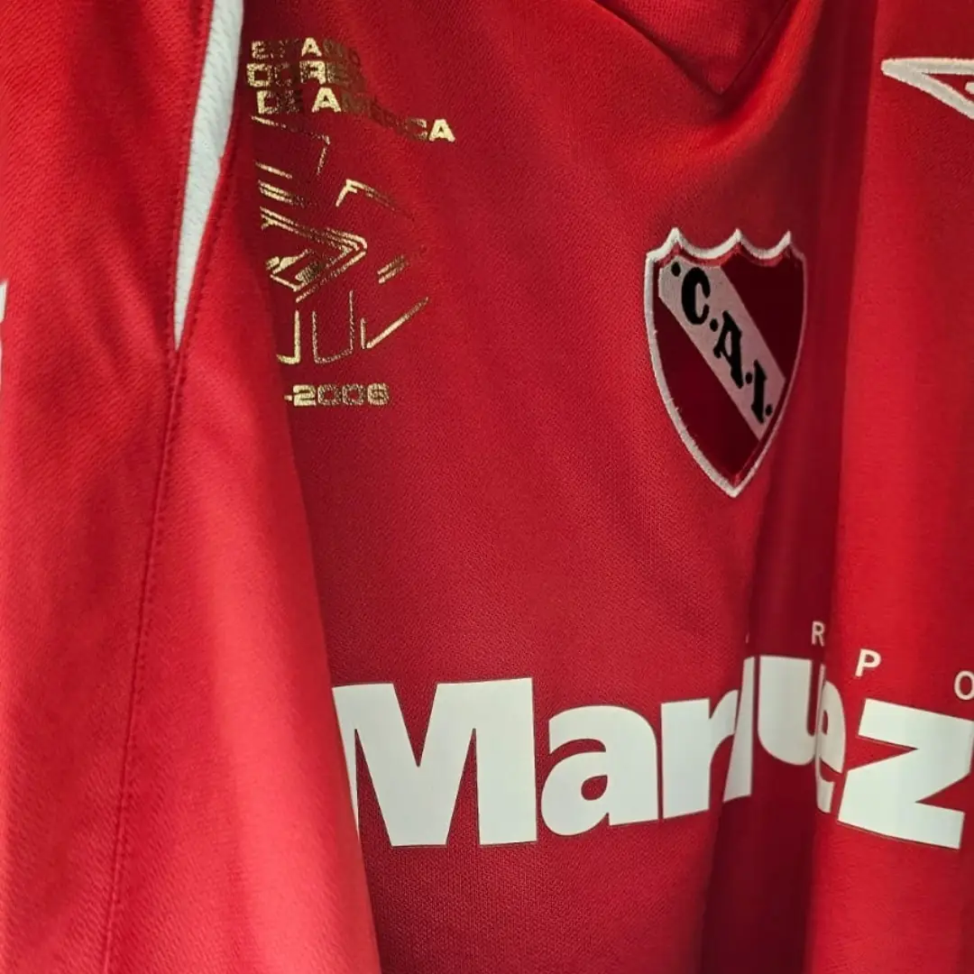 Juan Eluchans – C.A. Independiente – Torneo Apertura 2006 – Match worn jersey – ELUCHANS COLLECTION - Image 6