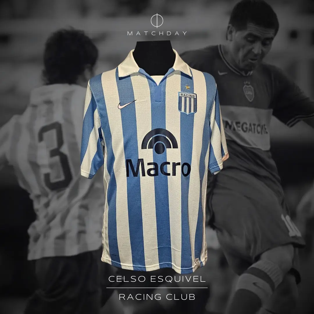 Celso Esquivel – Racing Club – Torneo Clausura 2007 – Match worn jersey