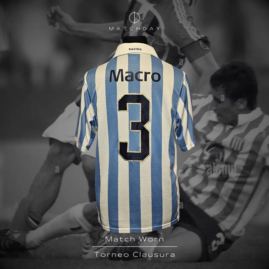 Celso Esquivel – Racing Club – Torneo Clausura 2007 – Match worn jersey - Image 3