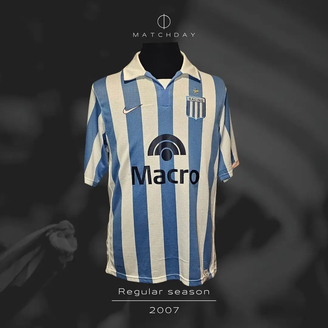 Celso Esquivel – Racing Club – Torneo Clausura 2007 – Match worn jersey - Image 4