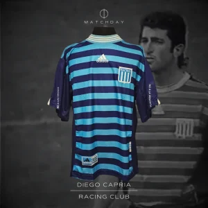 Diego Capria - Racing Club - Torneo Clausura 1999 - Match worn jersey - CARLOS DIBOS COLLECTION