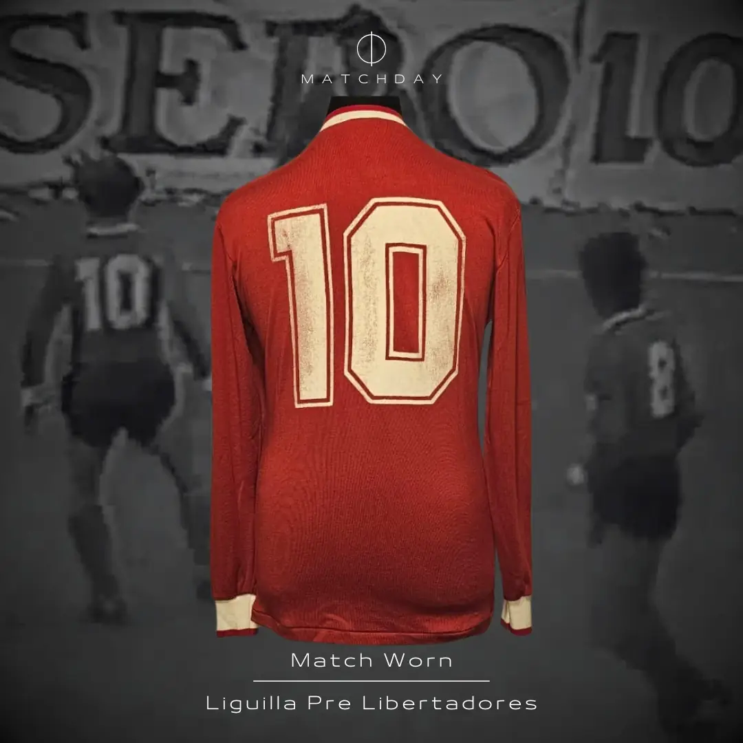 Ricardo Bochini – C.A. Independiente – Liguilla pre Libertadores 1987 – Match worn jersey - Image 3