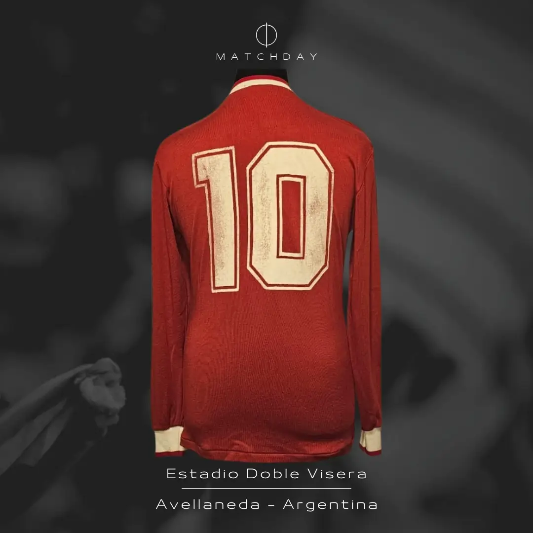 Ricardo Bochini – C.A. Independiente – Liguilla pre Libertadores 1987 – Match worn jersey - Image 5